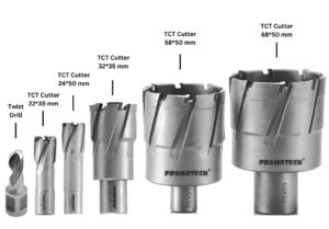 Annular4 cutterv sizes with PROMOTECH INDIA